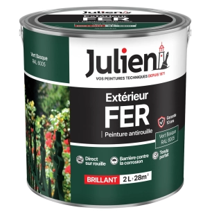 peinture extérieur fer antirouille 2l - julien