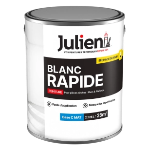 blanc rapide mat - julien