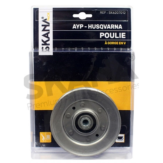 poulie à gorge en v sur roulement adaptable. ø extérieur : 108 mm ø intérieur : 9,5 mm hauteur : 24 mm pour modèles ct126, ct13