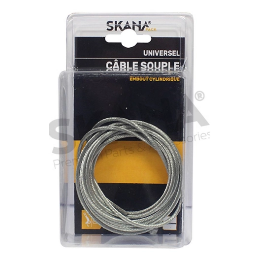 câble souple ø : 2,5 mm avec embout cylindrique étagé. longueur : 2,5 m.