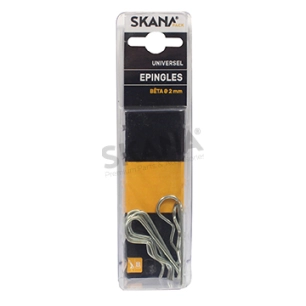 lot de 6 épingles bêta. ø: 2 mm.