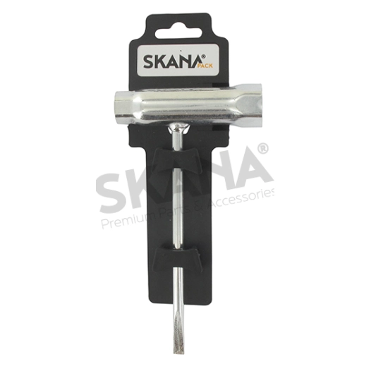 clé à bougie de 13 x 19 mm avec manche tournevis.