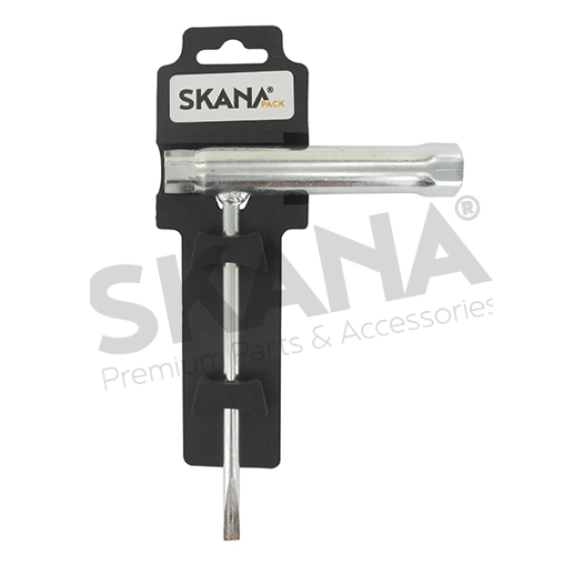 clé à bougie d'allumage à manche tournevis. dimensions: 11 x 16mm.