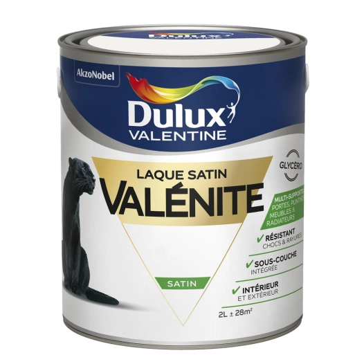 laque valénite satin 2l - dulux valentine