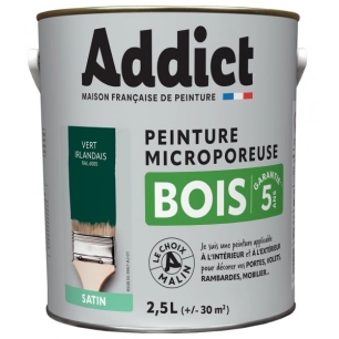 Peinture Bois 2.5 litres vert irlandais - ADDICT