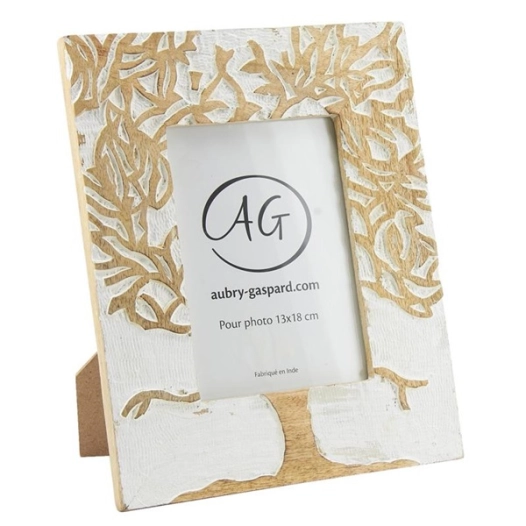 cadre photo 13 x 18 cm bois arbre - aubry gaspard