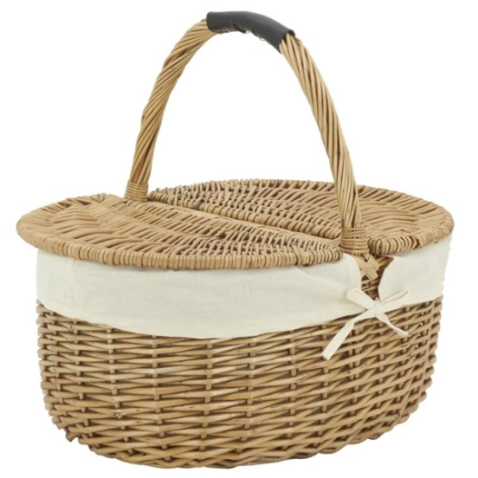 panier osier l46 buff brun dbl coton - aubry gaspard