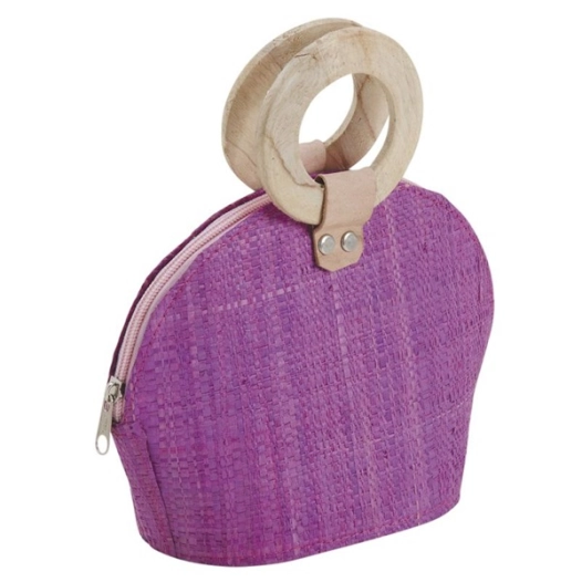 mini sac en rabane anse bois l18 - aubry gaspard