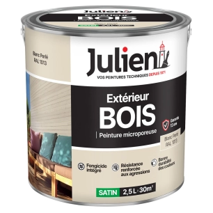 peinture extérieure bois microporeuse 2.5l - julien