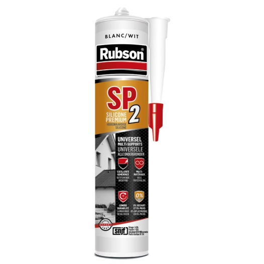 mastic sp2 silicone neutre premium cartouche 300 ml - rubson