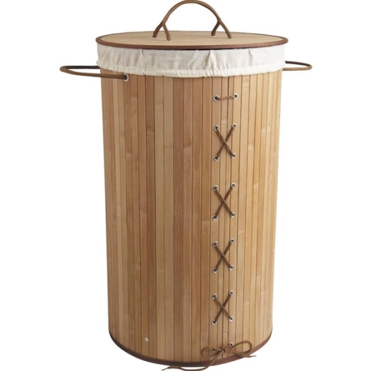 panier à linge pliable bambou - aubry gaspard