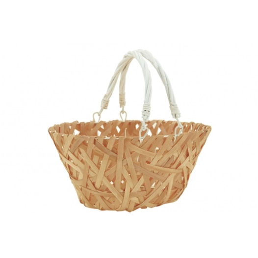 panier ovale en bois naturel l32 - aubry gaspard