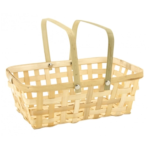 panier en bambou naturel l22 - aubry gaspard