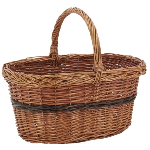 panier à provisions osier buff l40 lucette - aubry gaspard