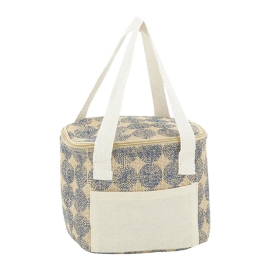 sac lunch en jute naturel - dbl iso - motif chakras l20 - aubry gaspard