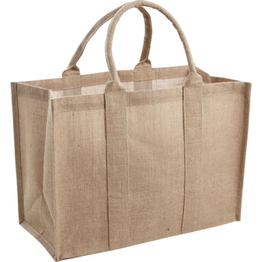 sac en jute plastifiée l46 beige - aubry gaspard