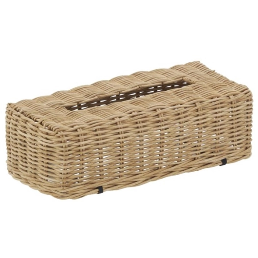 boite mouchoirs rotin teinte - aubry gaspard