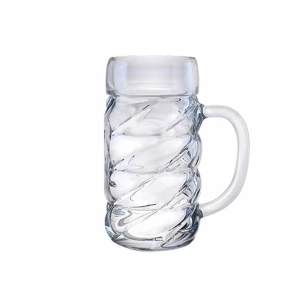 6 verre à bière transparant 30cl - d8.1xh12.2cm - kaiser - stolzle