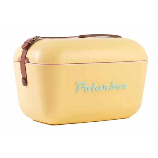 glaciere 20l - 45.7 x 31.5 x 29.5cm - jaune-cyan - polarbox