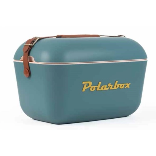 glaciere 20l - 45.7 x 31.5 x 29.5cm - bleu marine - moutarde - polarbox