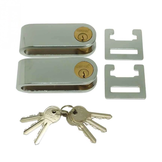 cadenas pour portail arbalète cn16 avec 3 clés, 2 unités