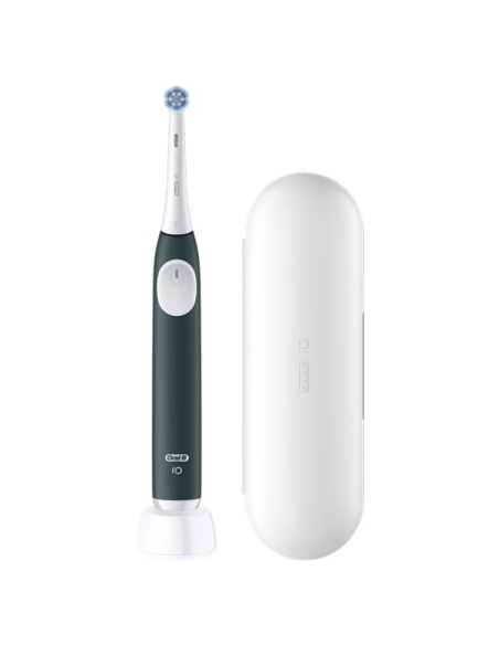 Brosse à Dents Électrique Oral-B iO2 Forest Green Nettoyage professionnel et doux grâce à la technologie iO. - BRAUN