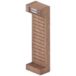 meuble présentoir bois 190 x 50 x 37.5 cm - arcos