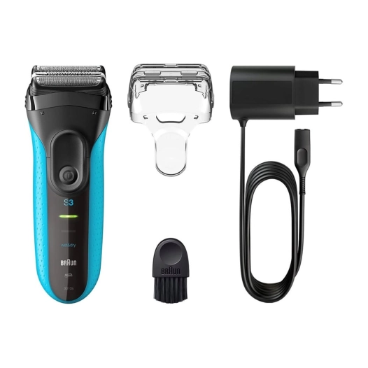 rasoir électrique série 3 proskin blue, 600w