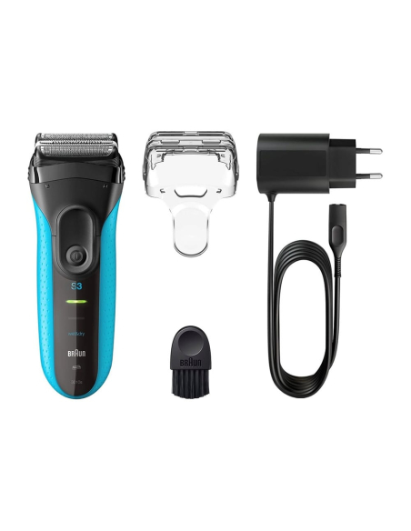 rasoir électrique série 3 proskin blue, 600w