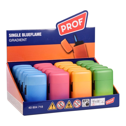 briquet gradient blueflame, couleurs assorties