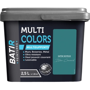 batir multicolors peinture multisupports satin soyeux 2.5l - batir