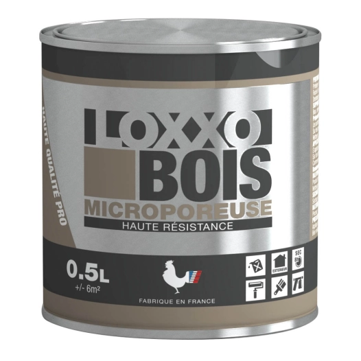 laque bois microporeuse haute résistance 0.5l - loxxo