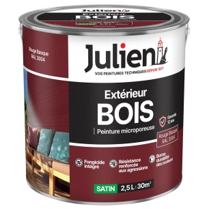 peinture extérieure bois microporeuse 2.5l - julien