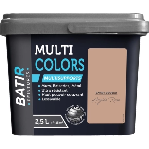 batir multicolors peinture multisupports satin soyeux 2.5l - batir