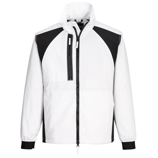 veste de travail wx2 stretch - taille xxl - blanc tall - portwest