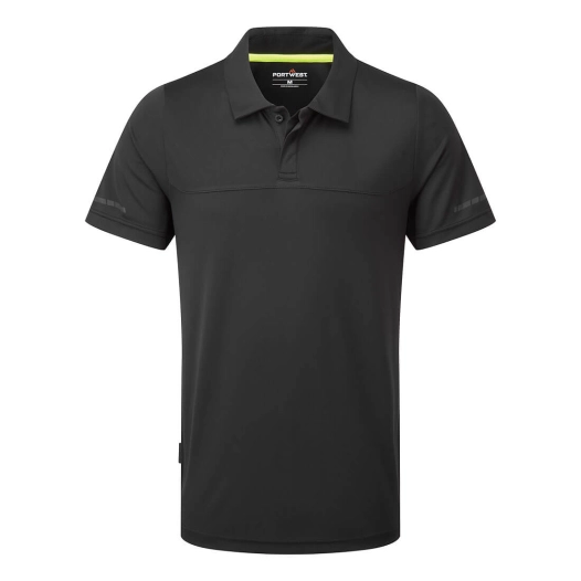 polo léger mc ev4 - taille 4xl - noir - portwest