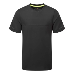 tee shirt léger mc ev4 - taille xxl - noir - portwest