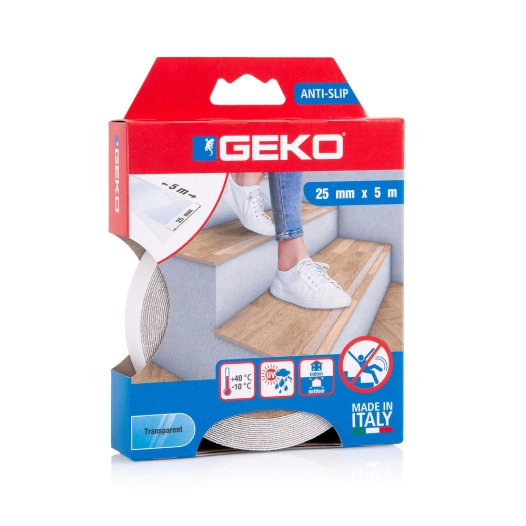 ruban adhésif antidérapant 25mmx5m - geko
