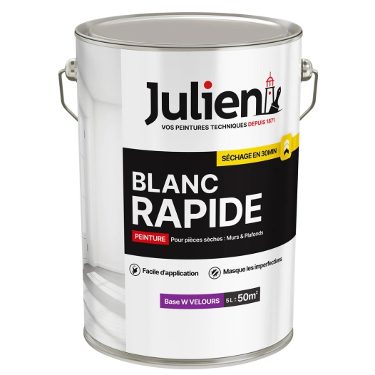 blanc rapide velours - julien