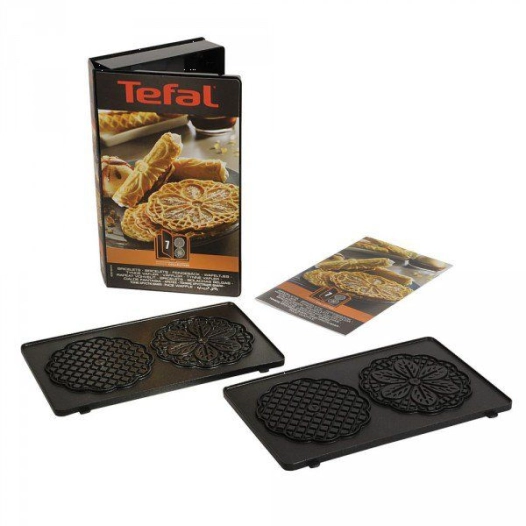 coffret snack collection- plaques bricelets(2)+ 1 livre recette - tefal