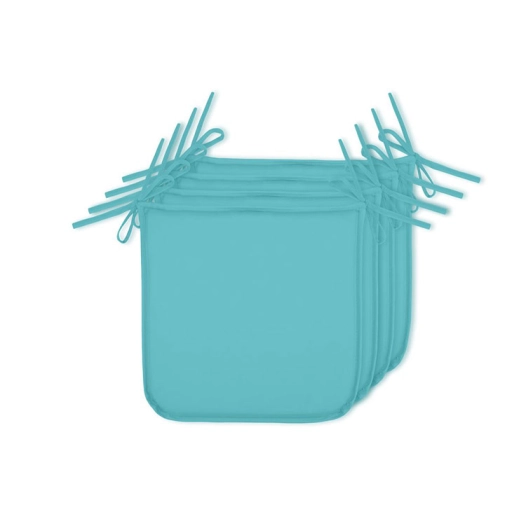 lot de 4 galettes stof hawai outdoor aqua 38x38cm - stof
