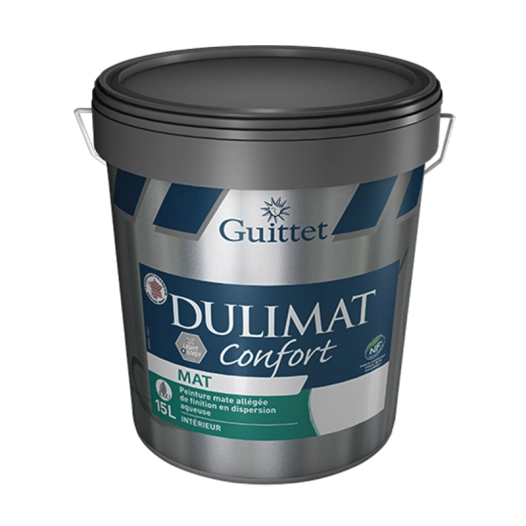 peinture guittet dulimat confort siloxane blanc 15l - guittet