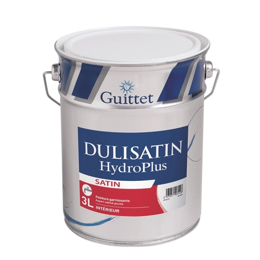 peinture guittet dulivelours acrylique blanc 3l - guittet