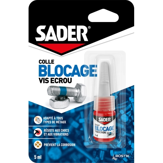 colle sader vis et écrou 5ml - sader