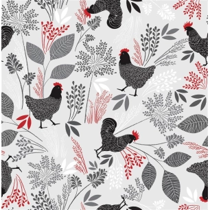 toile cirée déco access deco gris rl de 140cmx20m - access deco