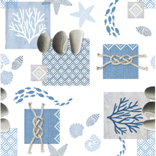 toile cirée déco access deco déco croisic rl de 140cmx20m - access deco