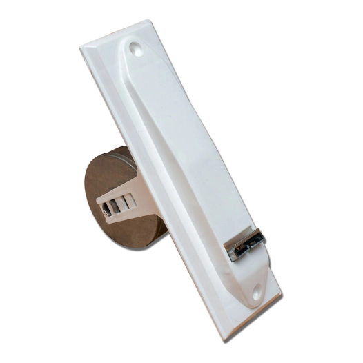 pr04 grande pelle à poussière en plastique blanc, 200 x 115 x 60 mm