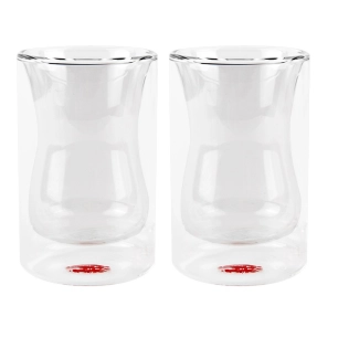 verre à double paroi palermo, résistant aux chocs et à la température 200 ml, 2 pièces