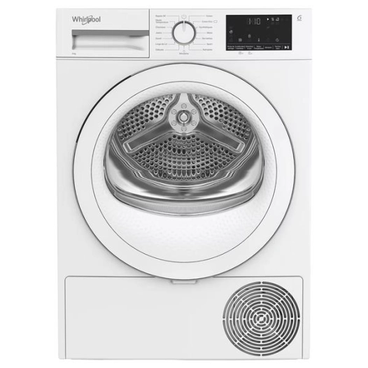 whirlpool sèche-linge cwsd83mwwsfr - whirlpool