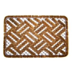 tapis gratte pied coco teckland 40 x 60 cm - btb